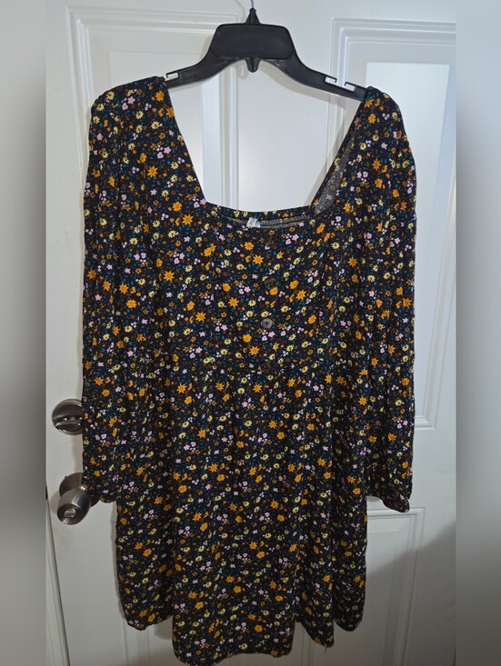 Mudd Dresses & Skirts - Mudd Black Floral Dress Size Xxl